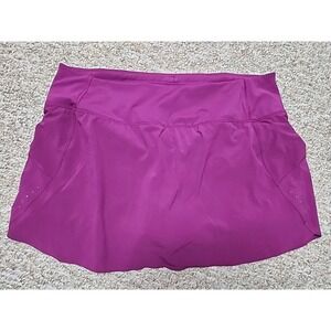 Athleta Run with it 16" Skort/Skirt XL  Wine Purple 36x14